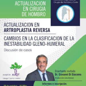 Jornada de Actualización en Cirugía de Hombro