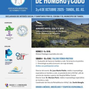 1as. Jornadas Serranas de Hombro y Codo